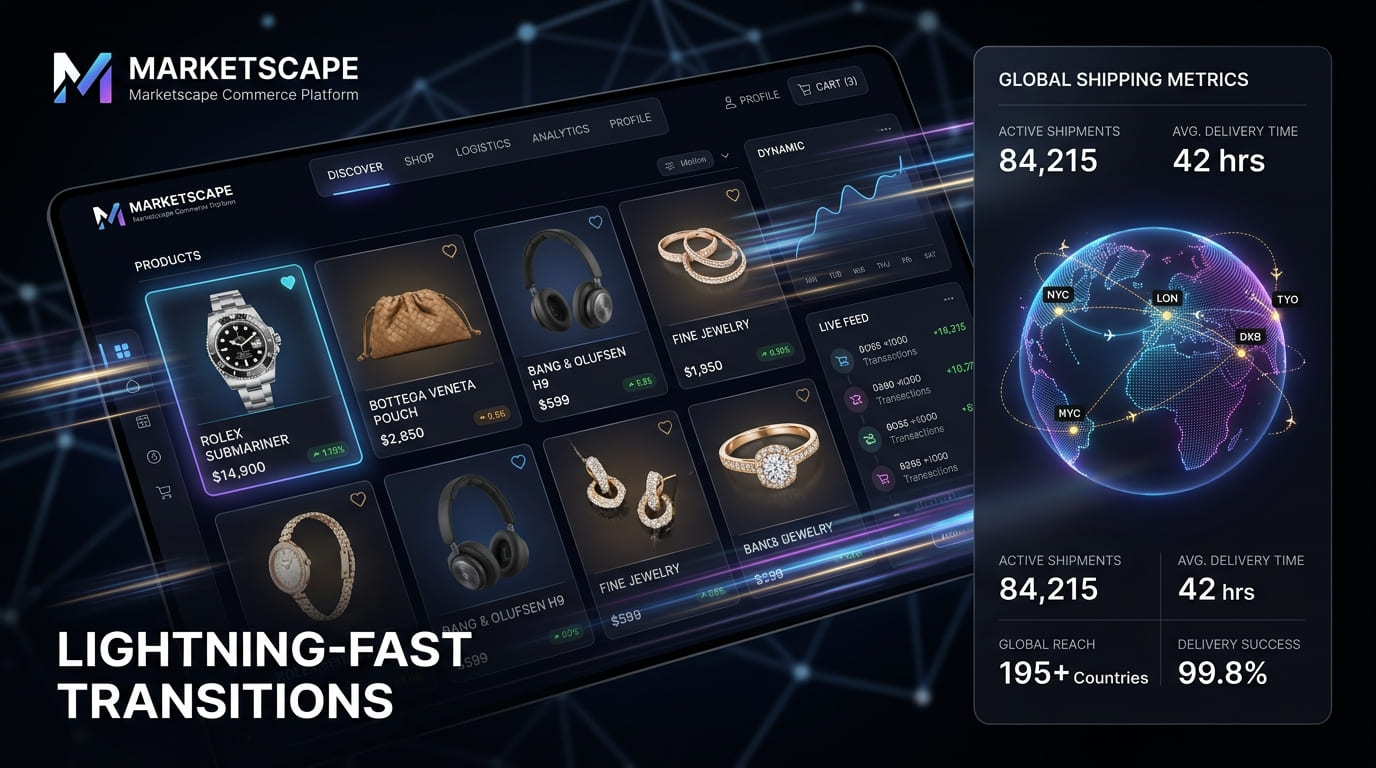 Marketscape Commerce platform preview